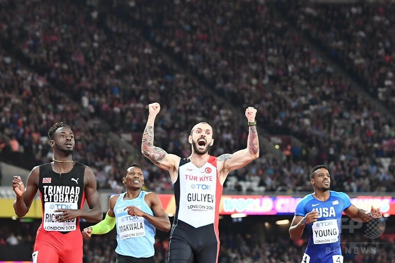グリエフが男子200mで金、バンニーキルクの2冠阻む 世界陸上