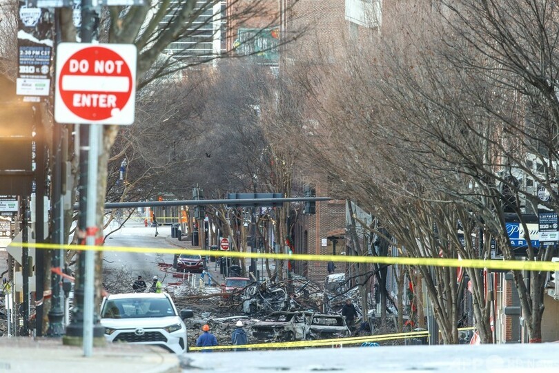 米テネシー州で大規模爆発 車から「爆発します」と警告音声