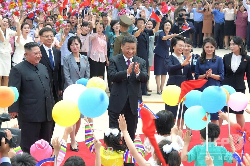 北朝鮮、習氏の訪朝に中朝関係は「揺るぎない」と称賛
