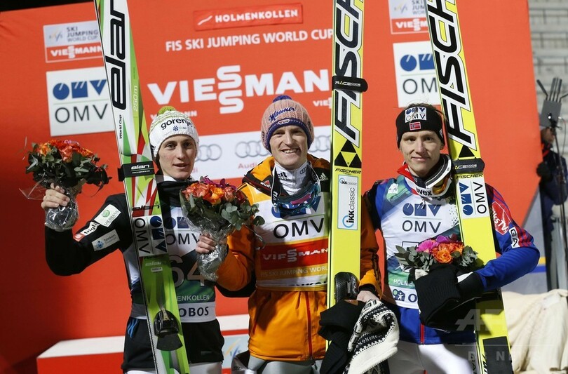 フロイントが今季8勝目、葛西は4位 ジャンプW杯男子