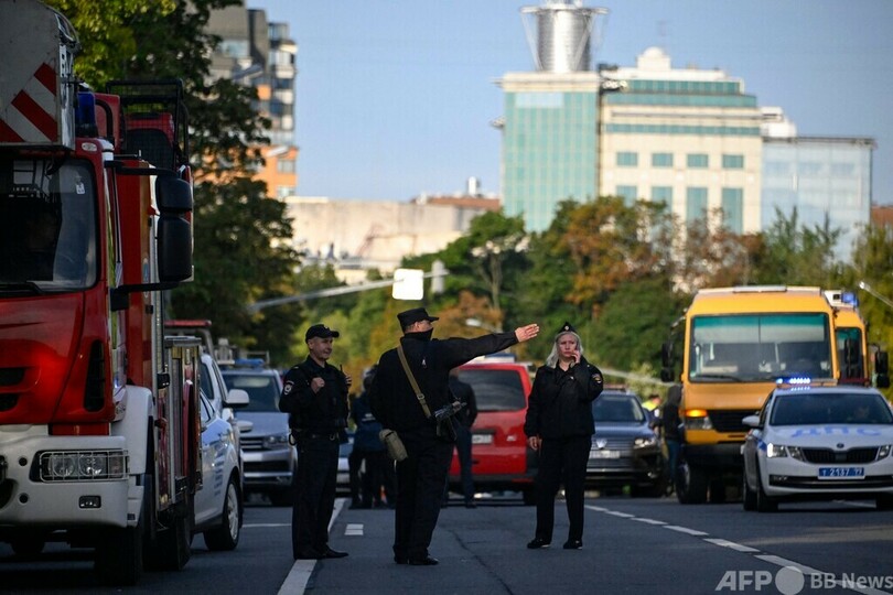 モスクワに無人機攻撃、2機撃墜 ロシア