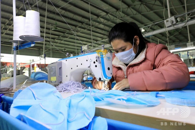 中国のマスク生産量、1日あたり1億枚を超える