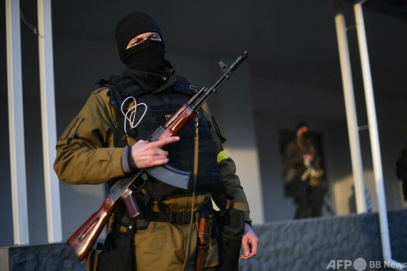 ウクライナ軍、キエフの勝利通りでロシア軍撃退