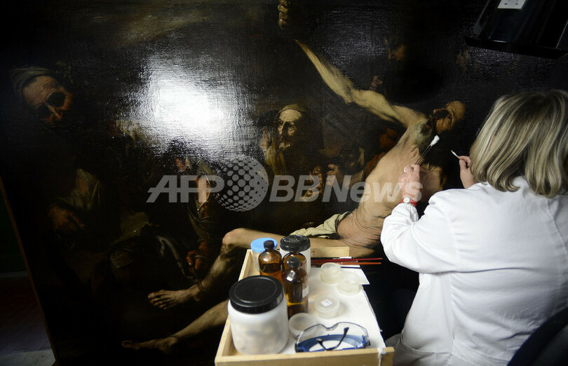 ダビンチの未完作「東方三博士」、修復作業へ 伊フィレンツェ