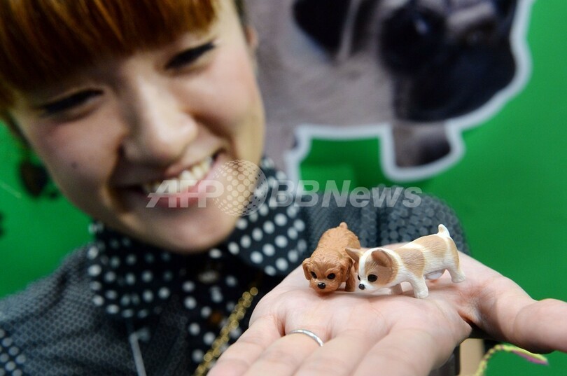 勝手に遊び回る犬のおもちゃ「じゃれ犬」  都内の見本市で披露