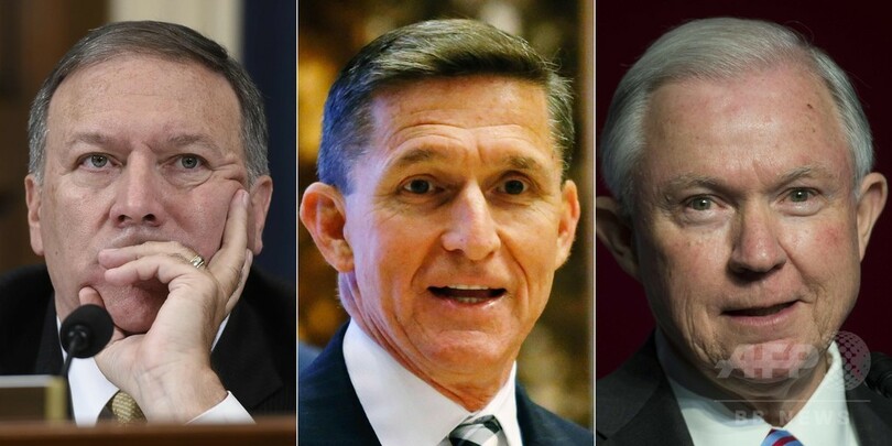 トランプ氏、新政権3職に強硬派 司法・CIA長官と安保補佐官