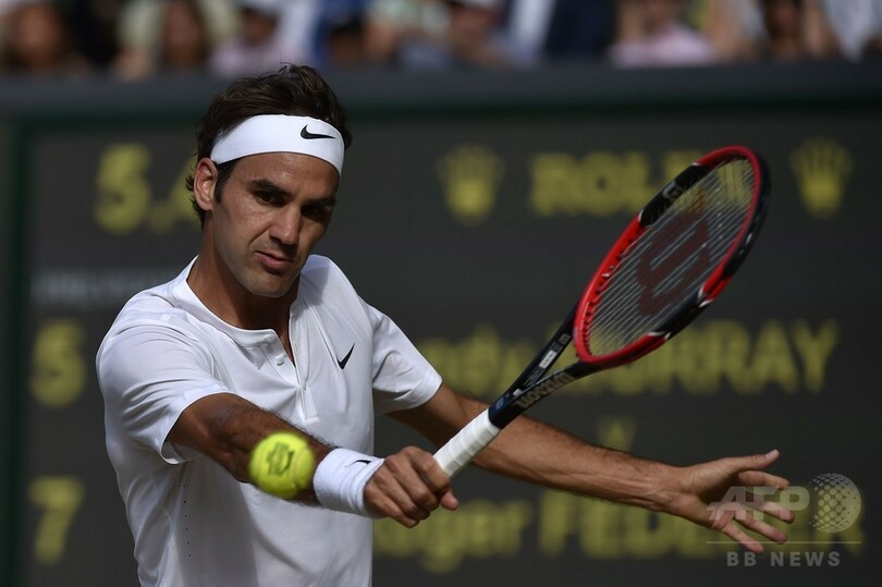 フェデラー、マレー撃破しジョコビッチとの決勝へ ウィンブルドン選手権