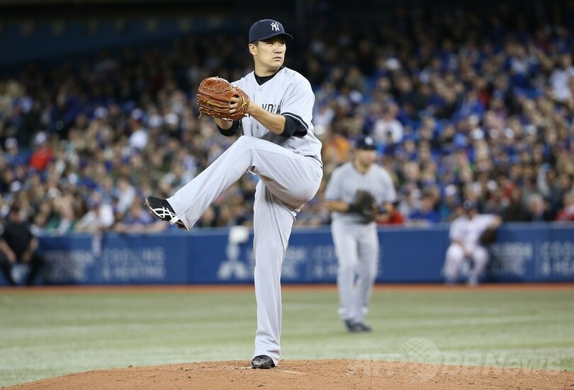 ヤンキース田中、メジャー初登板を勝利で飾る