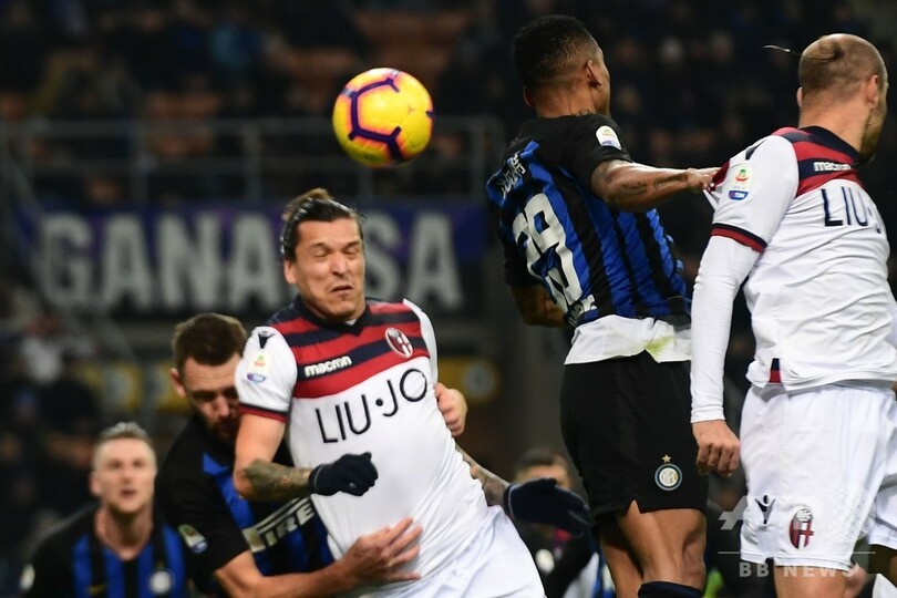 インテルが下位ボローニャに苦杯、ローマ対ミランはスコアレスドロー