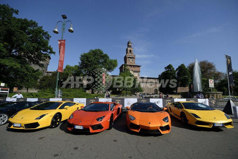 ランボルギーニ50周年「グランド・ツアー」、伊で開幕