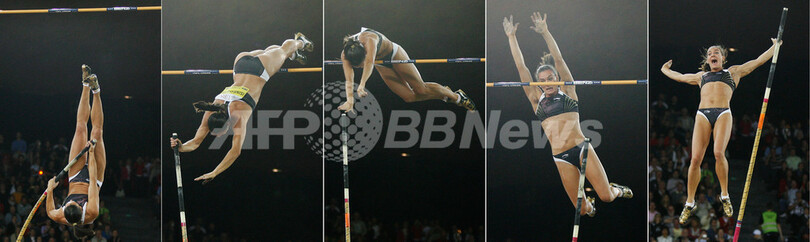 イシンバエワが女子棒高跳びで世界記録を更新