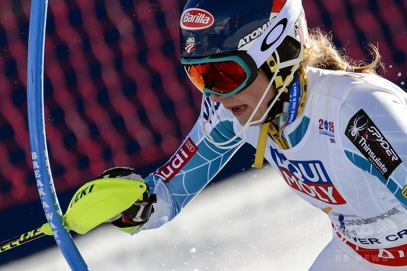 19歳シフリンが女子回転で堂々の連覇、アルペンスキー世界選手権