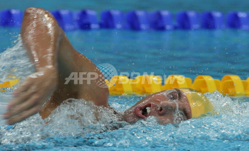ハケット 男子1500メートル自由形五輪新で決勝進出