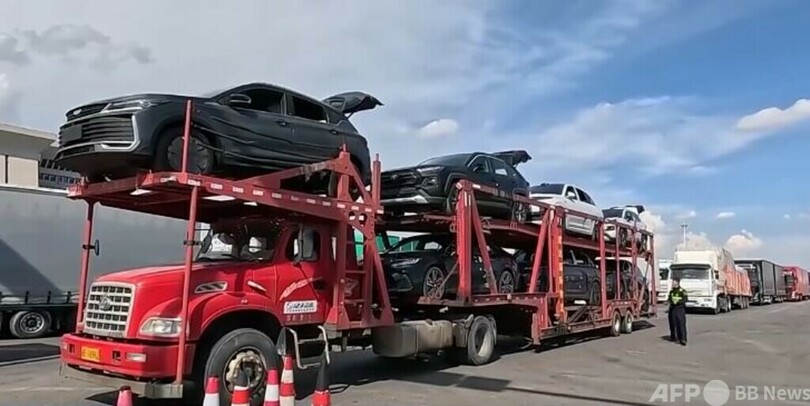 中国北西部コルガス検査場の自動車輸出量 前年同期比8.5%増