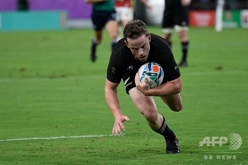 NZが63得点で大勝、バレット3兄弟トライでそろい踏み ラグビーW杯
