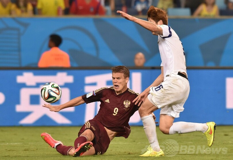 ロシアと韓国はドロー、途中出場の選手が活躍