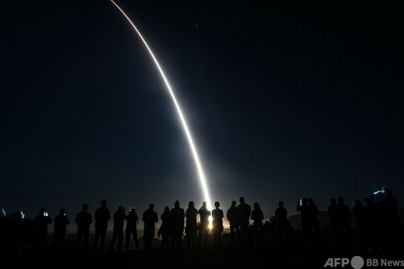 米軍がICBM発射実験 1か月で2度目、事前に実施発表