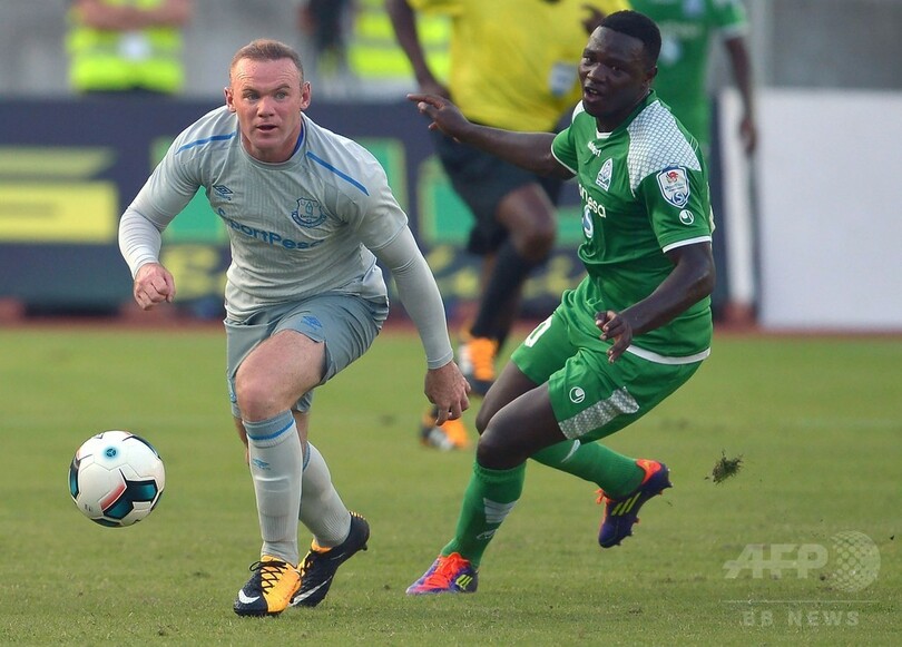 ルーニーがエバートン復帰初戦でゴール、アフリカツアーの親善試合で