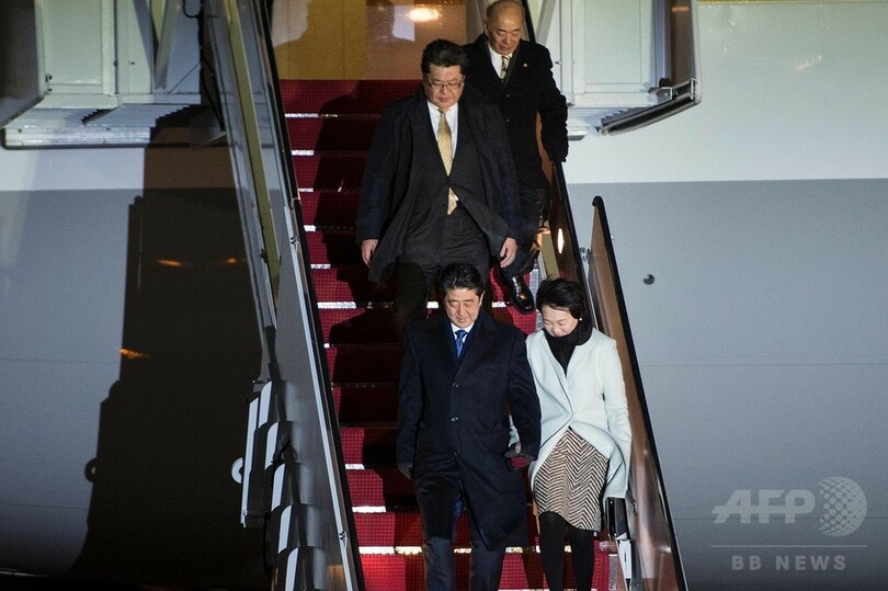 安倍首相が米国入り、フロリダ滞在費「大統領持ち」とホワイトハウス