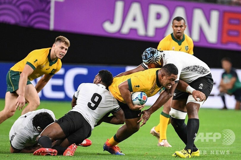 オーストラリアが白星発進、フィジーに苦戦も逆転勝ち ラグビーW杯