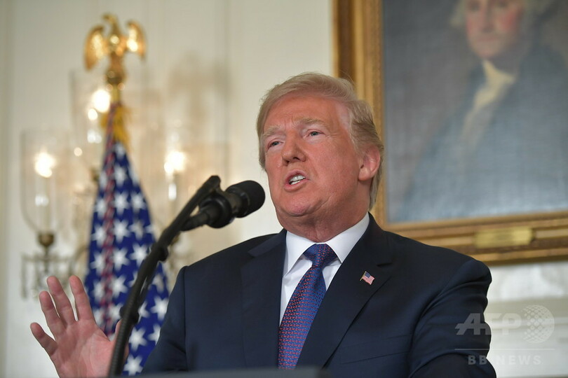 トランプ大統領、米英仏のシリア攻撃を称賛「この上ない結果」