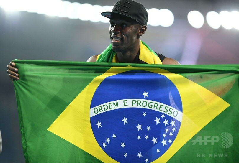 ボルトが短距離3種目3連覇、ジャマイカが400mリレー金