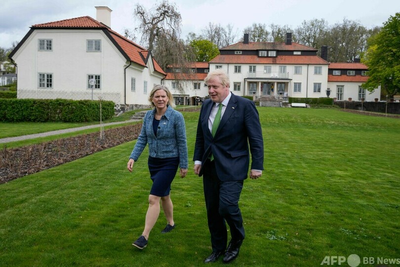 スウェーデン、英と相互安全保障で合意 NATO加盟決断前に