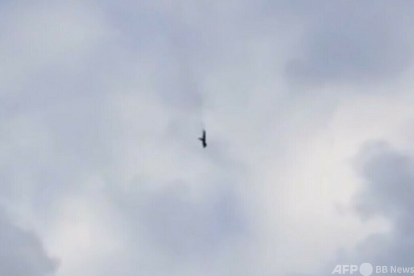 プリゴジン氏搭乗か 墜落機の映像公開