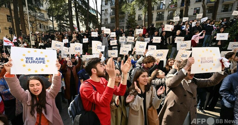 ロシア離れ進む若者、夢はEU加盟 ジョージア