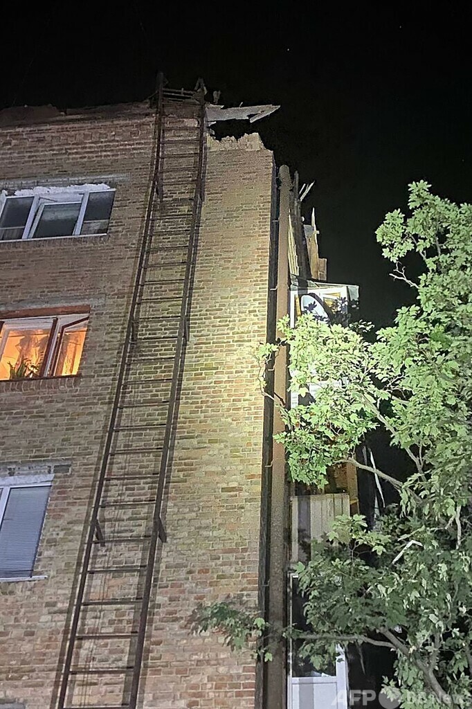 ウクライナ、ロシア無人機58機撃墜 首都への攻撃は過去最大