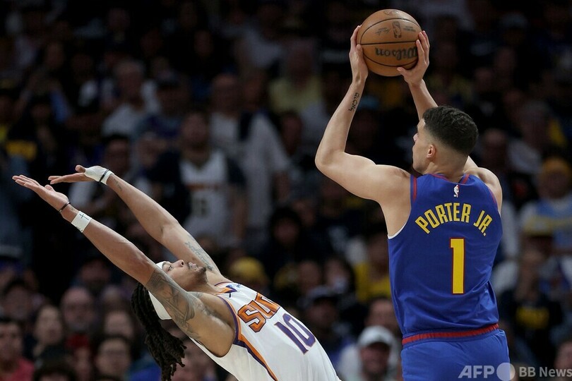 ナゲッツがサンズに快勝 西準決勝の初戦制す