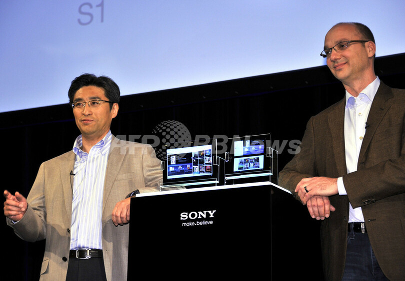 ソニー、タブレット端末2機種を発表 iPadに挑む