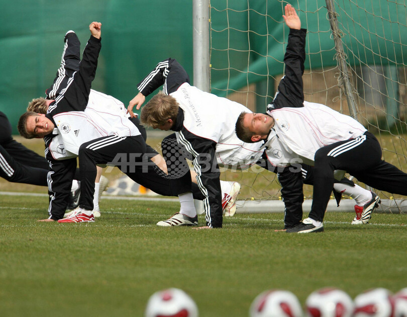 ＜サッカー 欧州選手権2008・予選＞ドイツ代表 アウェーでのチェコ戦に向け調整 - ドイツ