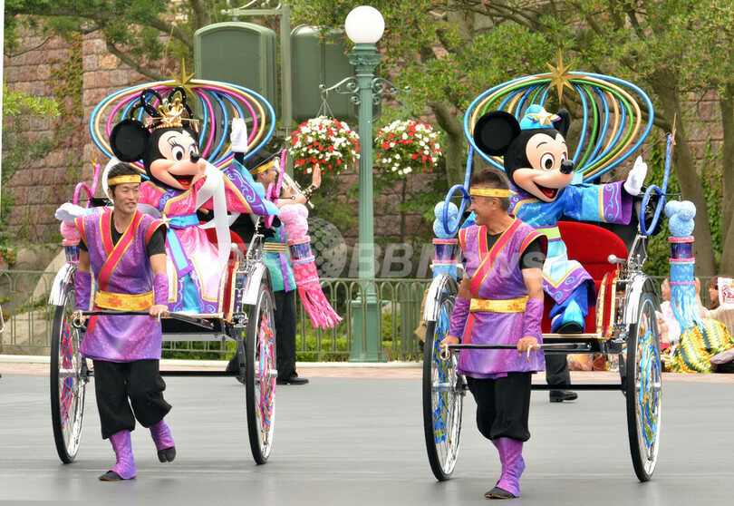 東京ディズニーランドで七夕祭り