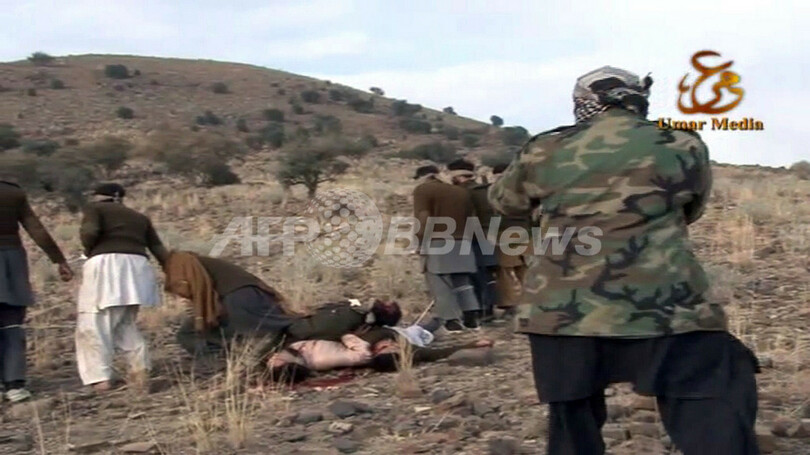 タリバン、警察隊殺害場面のビデオ公開