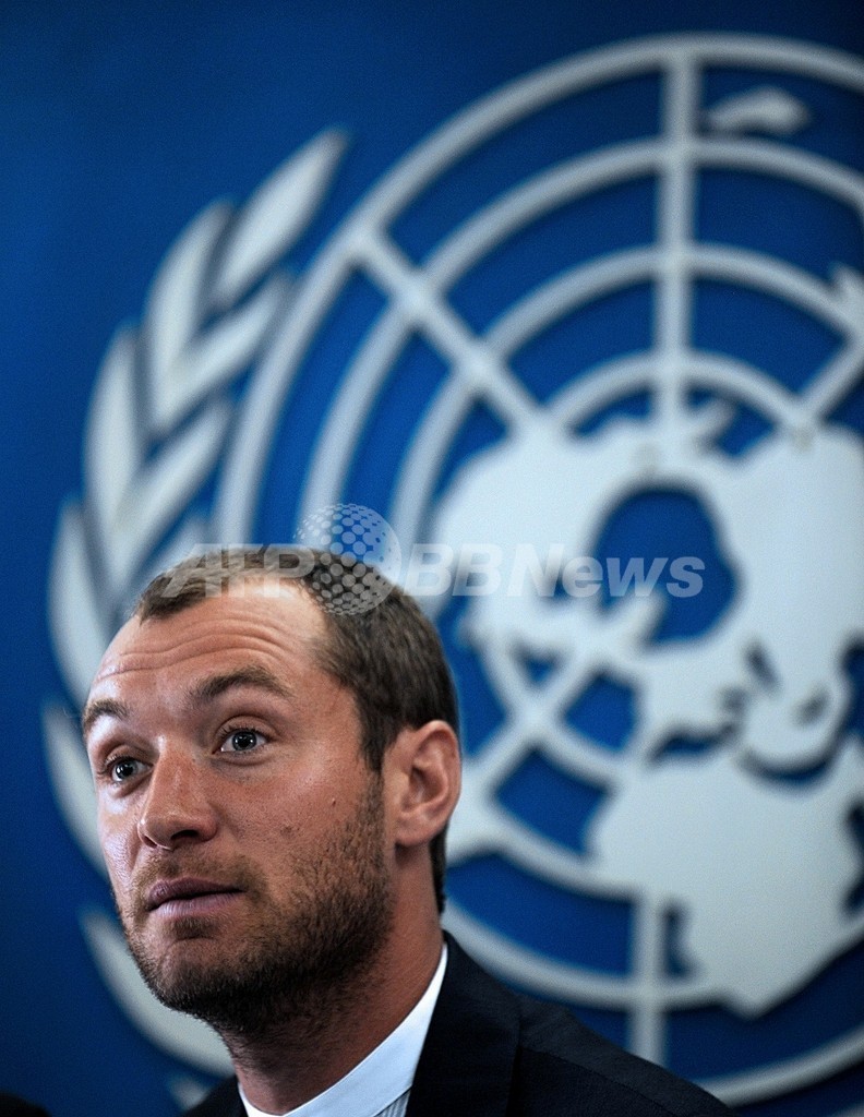 英俳優ジュード・ロウ、アフガニスタンでの「国際平和デー」実現訴える