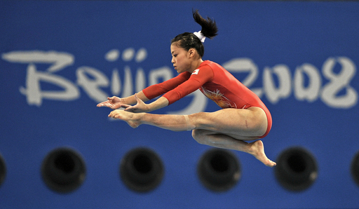 体操女子日本代表 公式練習に臨む 写真4枚 国際ニュース：AFPBB News