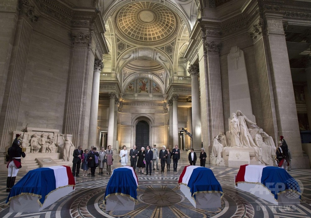 仏 レジスタンス4人を国の偉人としてパンテオンに移葬 写真11枚 国際ニュース Afpbb News