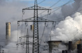 ドイツの石炭火力発電所付近の様子（2021年1月26日撮影、資料写真）。(c)Ina FASSBENDER / AFP