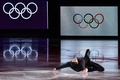 平昌冬季五輪、フィギュアスケートのエキシビションに臨むエフゲニア・メドベデワ（2018年2月25日撮影）。(c)AFP/Mladen ANTONOV