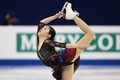 フィギュアスケート四大陸選手権、女子シングル・ショートプログラム（SP）。演技に臨む千葉百音（2024年2月1日撮影）。(c)GREG BAKER / AFP