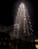 アラブ首長国連邦（UAE）ドバイ（Dubai）の世界一の超高層ビル「ブルジュ・ドバイ（Burj Dubai、正式名ブルジュ・ハリファ（Burj Khalifa））」の落成式（2010年1月4日撮影）。(c)AFP/MARWAN NAAMANI