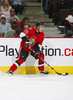 パックを運ぶセネターズのダニー・ヒートリー（%%Dany Heatley%%）。(c)AFP/Getty Images Phillip MacCallum