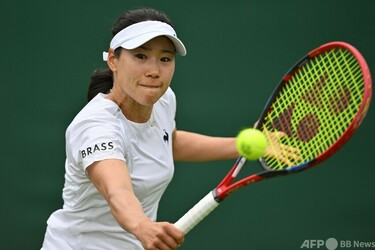 日比野菜緒は初戦敗退 メルテンスに逆転負け ウィンブルドン 写真6枚