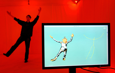 パソコン上の漫画キャラが人間の動作を物まね、独研究者が発表