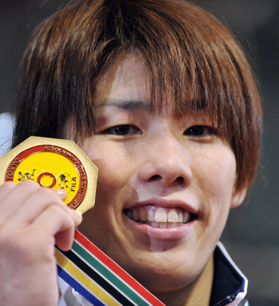 吉田 対戦相手の負傷棄権により55キロ級制す、女子レスリング世界選手権