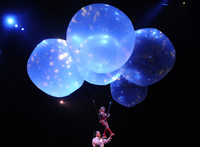 シルク・ドゥ・ソレイユの幻想的なリハーサル