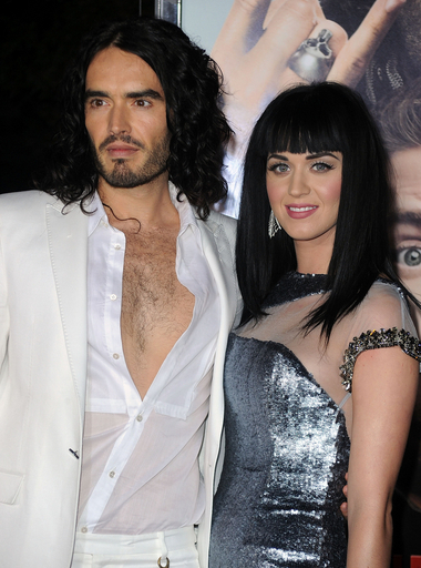 ケイティ・ペリーとラッセル・ブランドが挙式