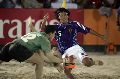 日本 イランに勝利しビーチW杯出場権獲得