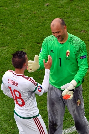 ハンガリーが守護神の最年長出場を祝う無失点勝利 欧州選手権